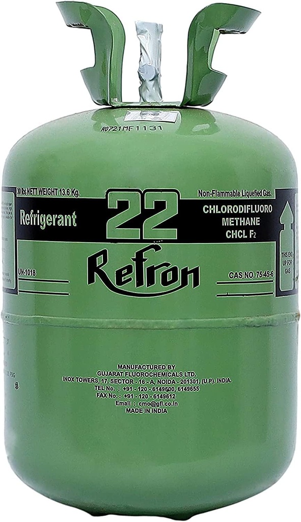 Refron R-22 Refrigerant Gas | 13.6 Kg Cylinder | India