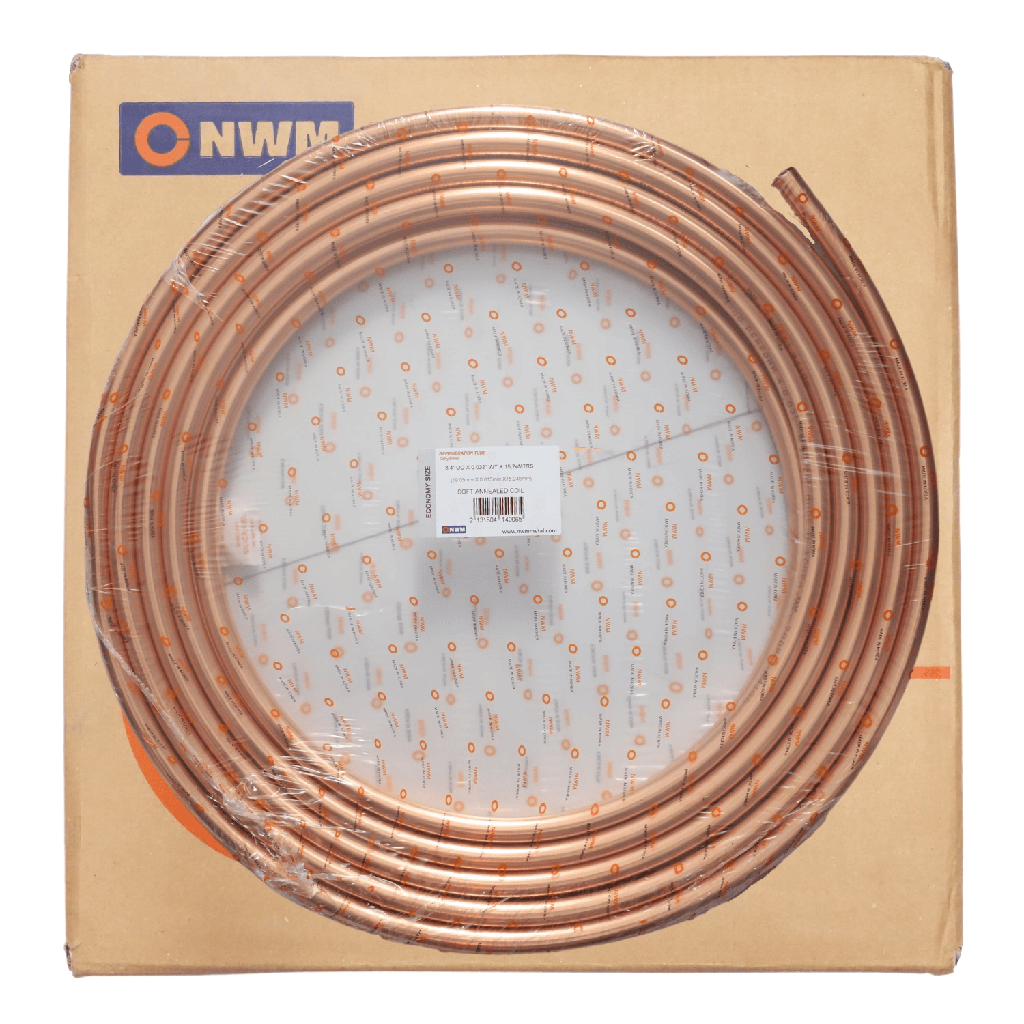 Nwm Copper Coil Standard |ASTM B280 Certified | Soft Annealed | 50 Feet