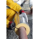 Kimmco Fiberglass Insulation Pipe Section | 40mm Thick | Density 64kg/m³ | 1.2m With FSK