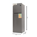 Frego 325L Double Door Top Mount Refrigerator