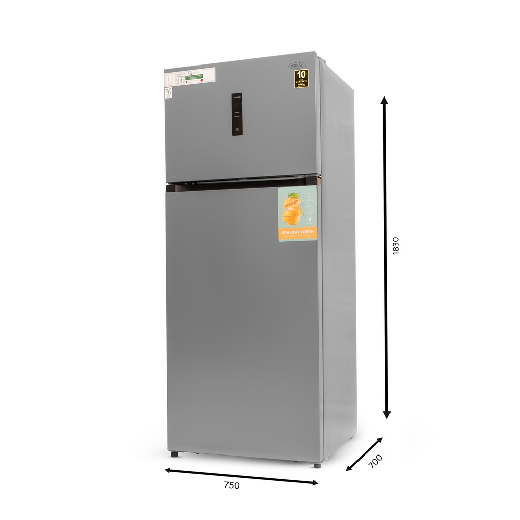 Frego 685L Double Door Top Mount Refrigerator