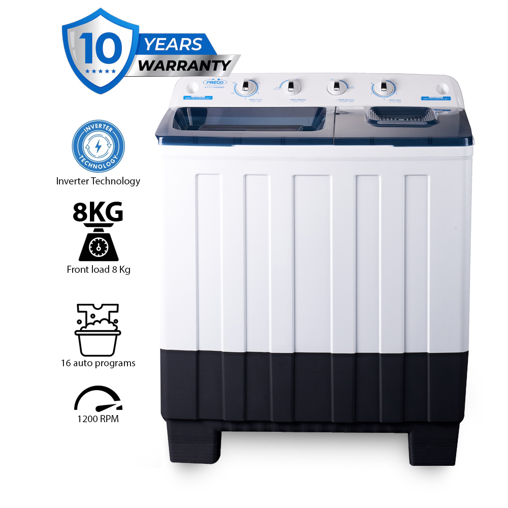 Frego 16kg SemiAutoMatic TwinTub Washing Machine