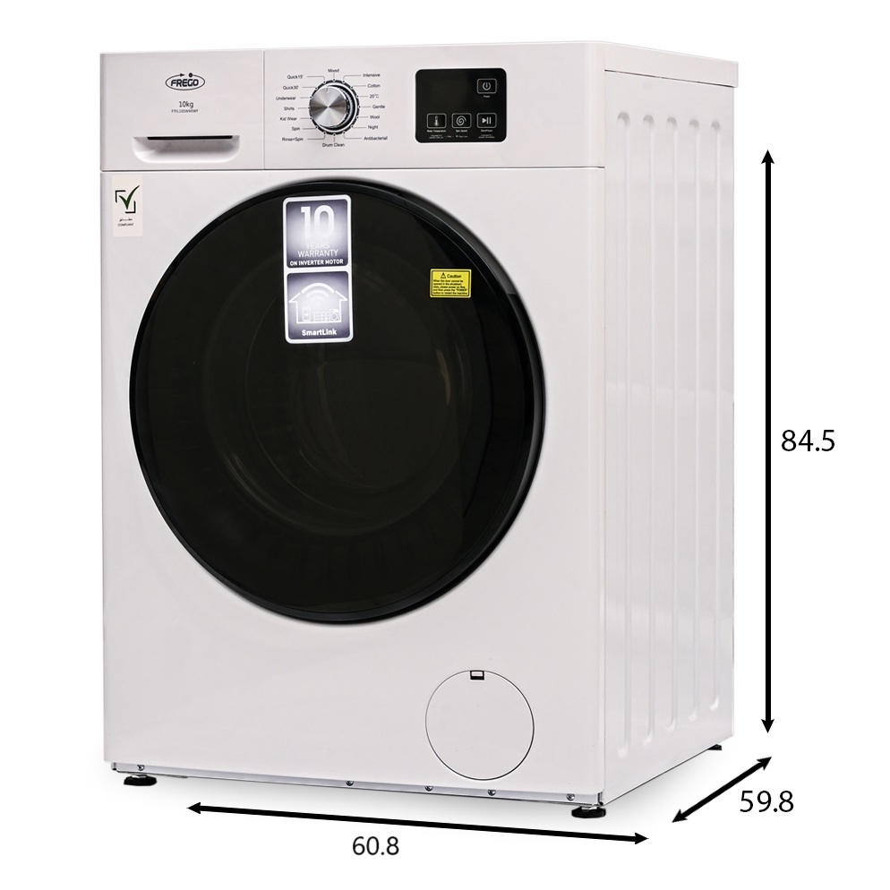 Frego 10 Kg Fully Automatic Front Load Washing Machine