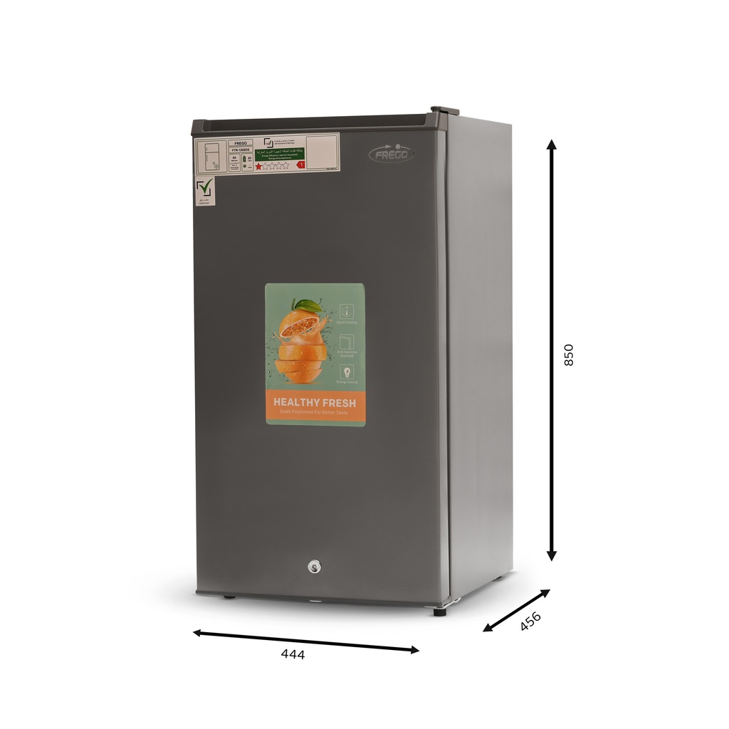 Frego 120L Single Door Refrigerator | Gross Capacity 120 Litre