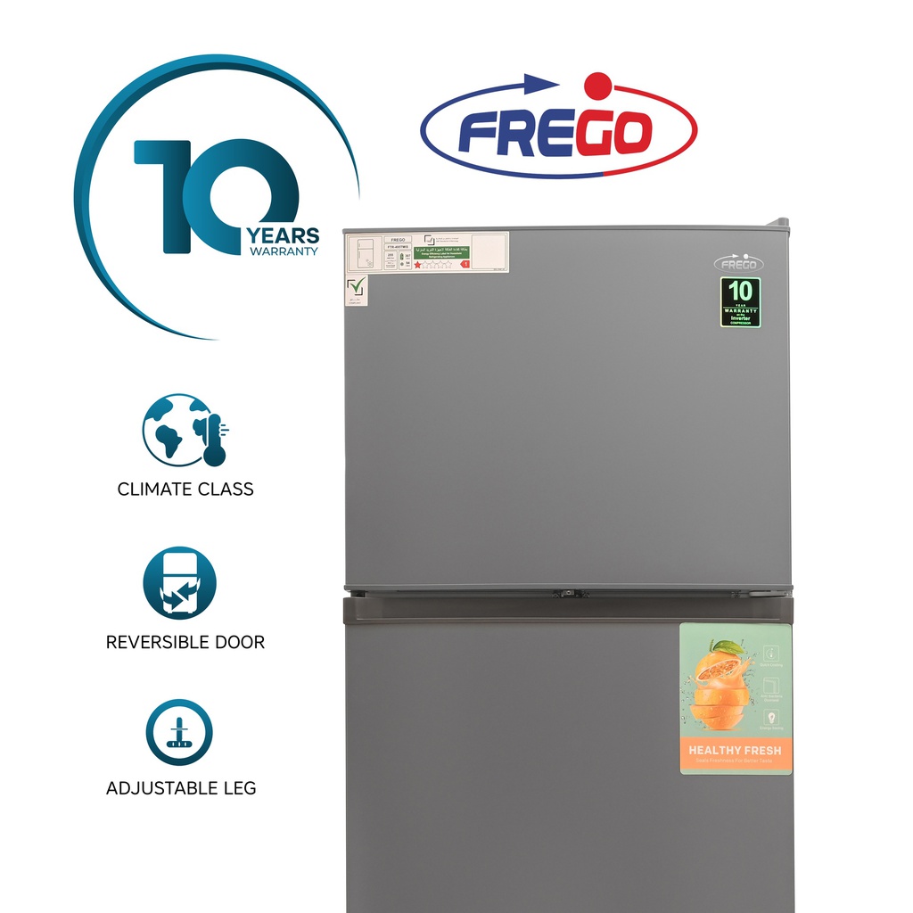 Frego 495L Double Door Top Mount Refrigerator