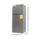 Frego 495L Double Door Top Mount Refrigerator