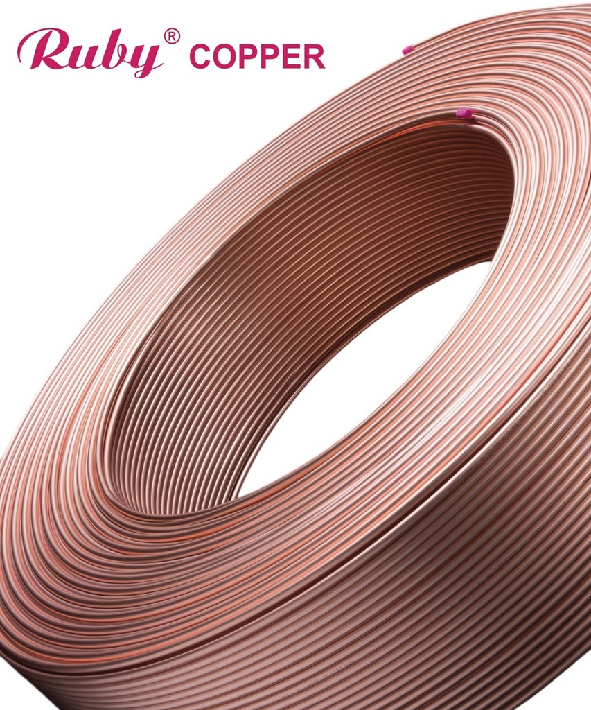 Ruby Copper Coil  ACR | ASTM B280 Certified | 15 Meter