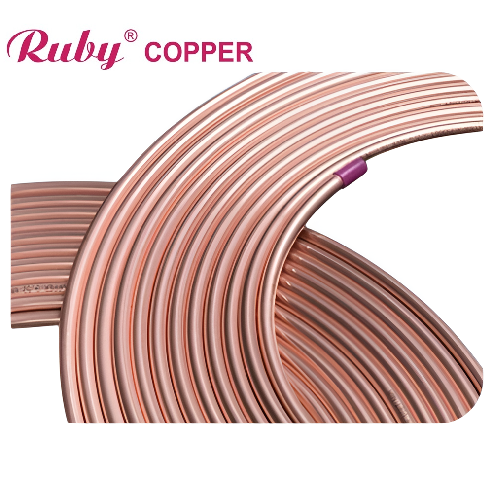 Ruby Copper Coil  ACR | ASTM B280 Certified | 15 Meter