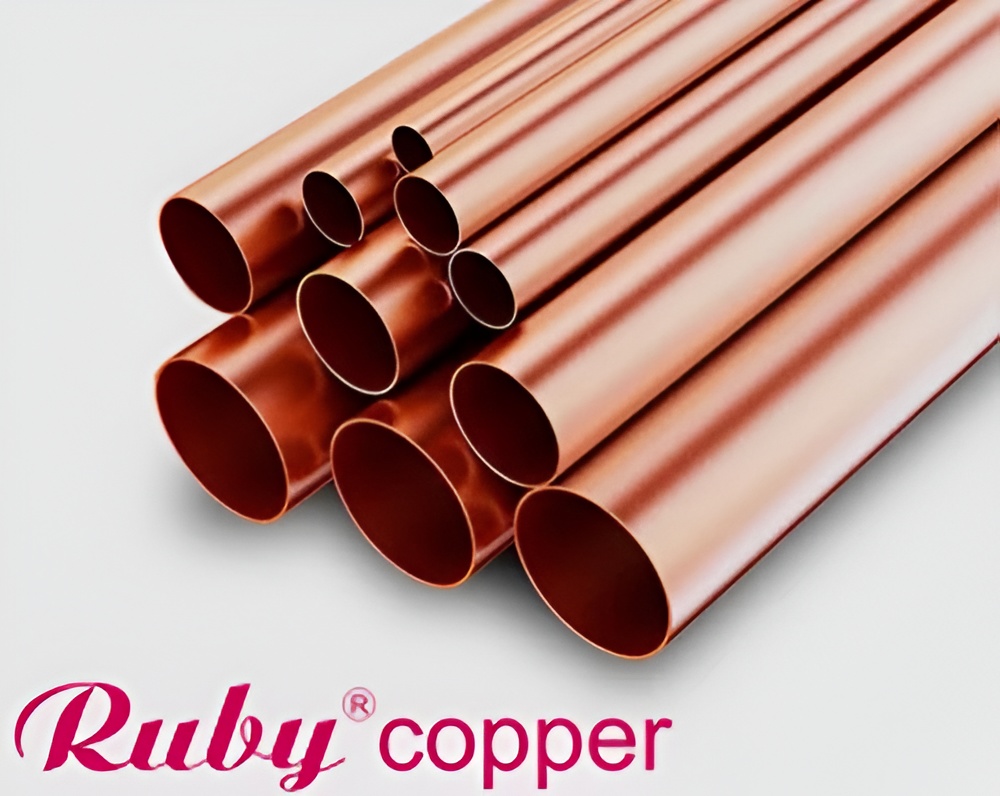 Ruby Copper Pipe ACR Type L | ASTM B280 Certified | 5.8 Meter