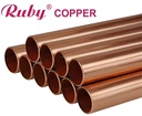 Ruby Copper Pipe ACR Type L | ASTM B280 Certified | 5.8 Meter
