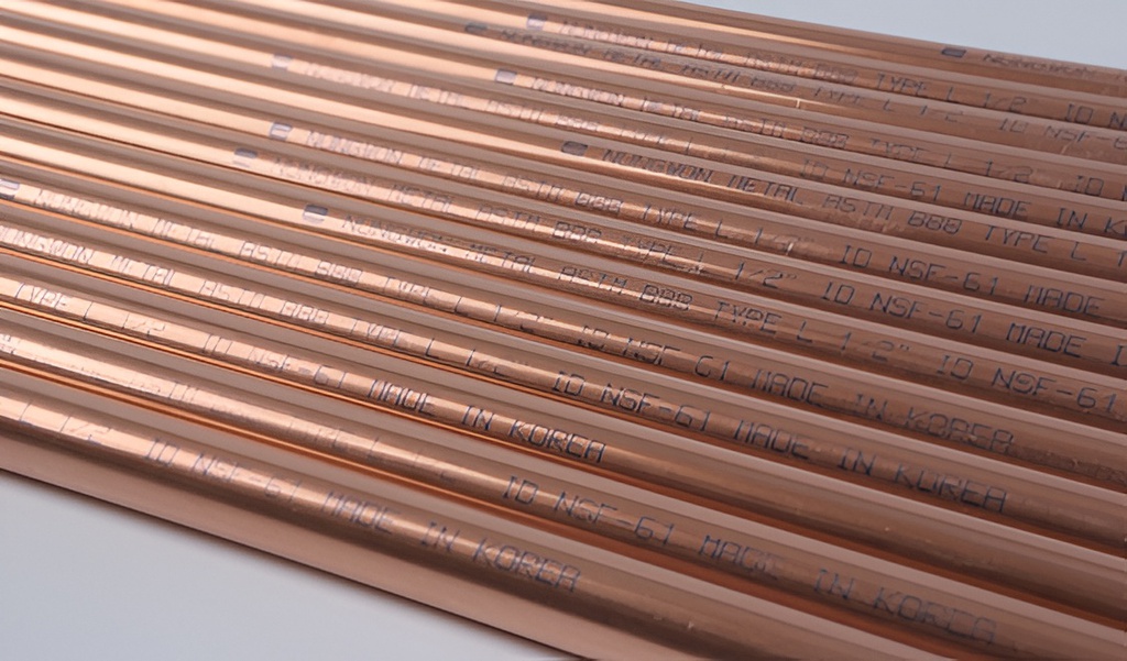 NWM Copper Pipe ACR/L Type | ASTM B280 Certified | 5.8 Meter