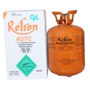 Refron R407C Refrigerant Gas | 11.3 Kg Cylinder | India