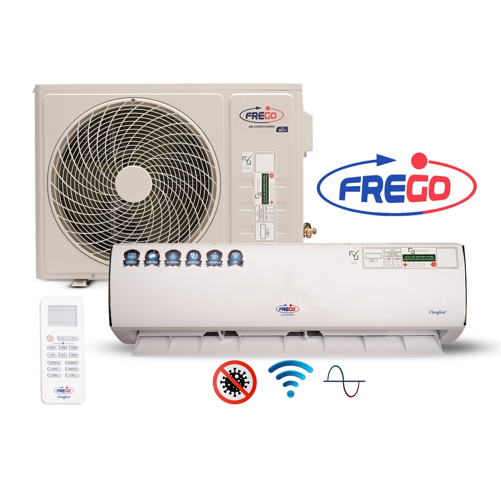 FREGO 1.5 Ton Split AC – Wi-Fi Enabled, White