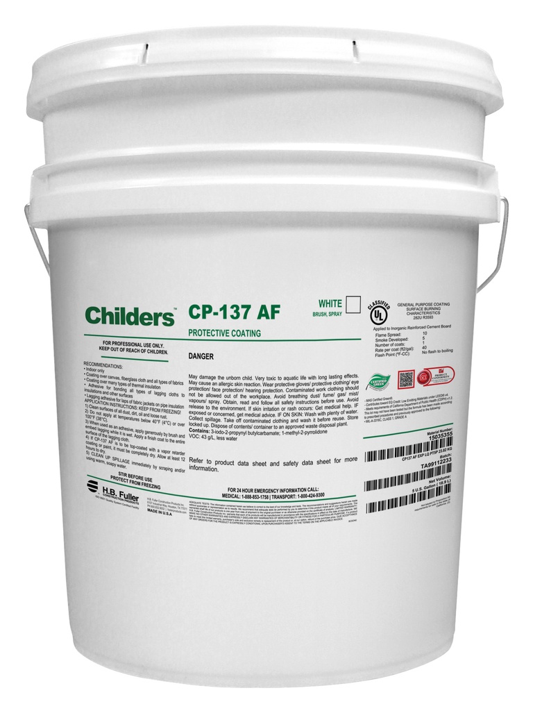 Childers Antifungal Protective Coating | CP-137 AF | Mold-Resistant Sealant | USA