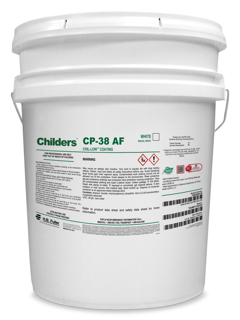 Childers Vapor Barrier Retarder | CP-38 AF| Fungus Resistant Coating | HVAC | USA