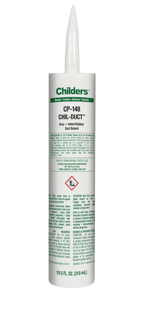 Childers Chil-Duct Sealant | CP-148 | High-Performance HVAC Sealant | USA
