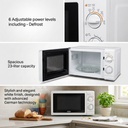 Frego 23L Microwave Oven FRM23LSD-WHT | 900W 6 Power Levels | German Technology