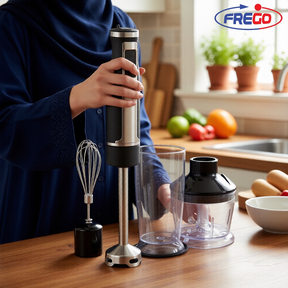 Frego Hand Blender HB2410T | 1000W Kitchen Mixer with Adjustable Speed and German Technology