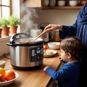 Frego 12L Electric Pressure Cooker FR-EPC12 | 1600W Digital Multi Cooker with German Technology