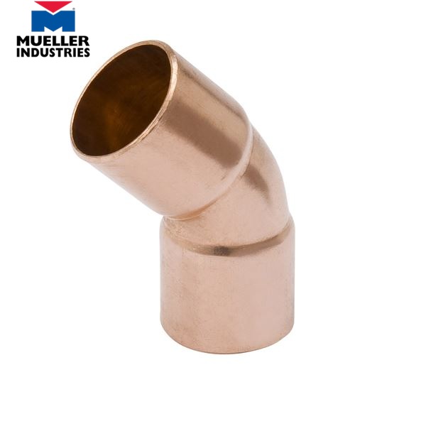 Mueller Brass Copper Fitting Elbow | 45 Degree | USA