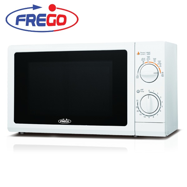 [36130029] Frego 23L Microwave Oven FRM23LSD-WHT | 900W 6 Power Levels | German Technology