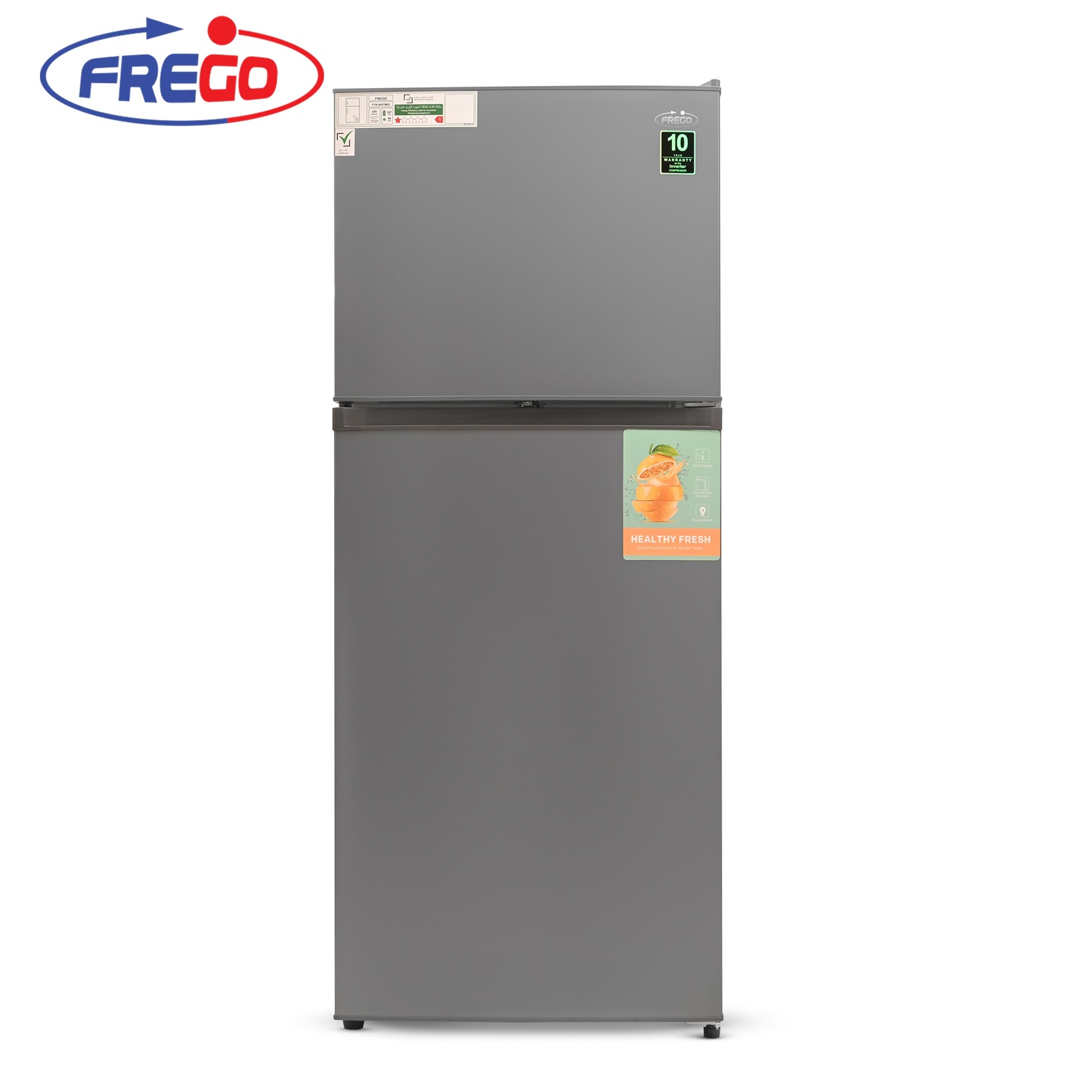 [36140186] Frego 495L Double Door Top Mount Refrigerator