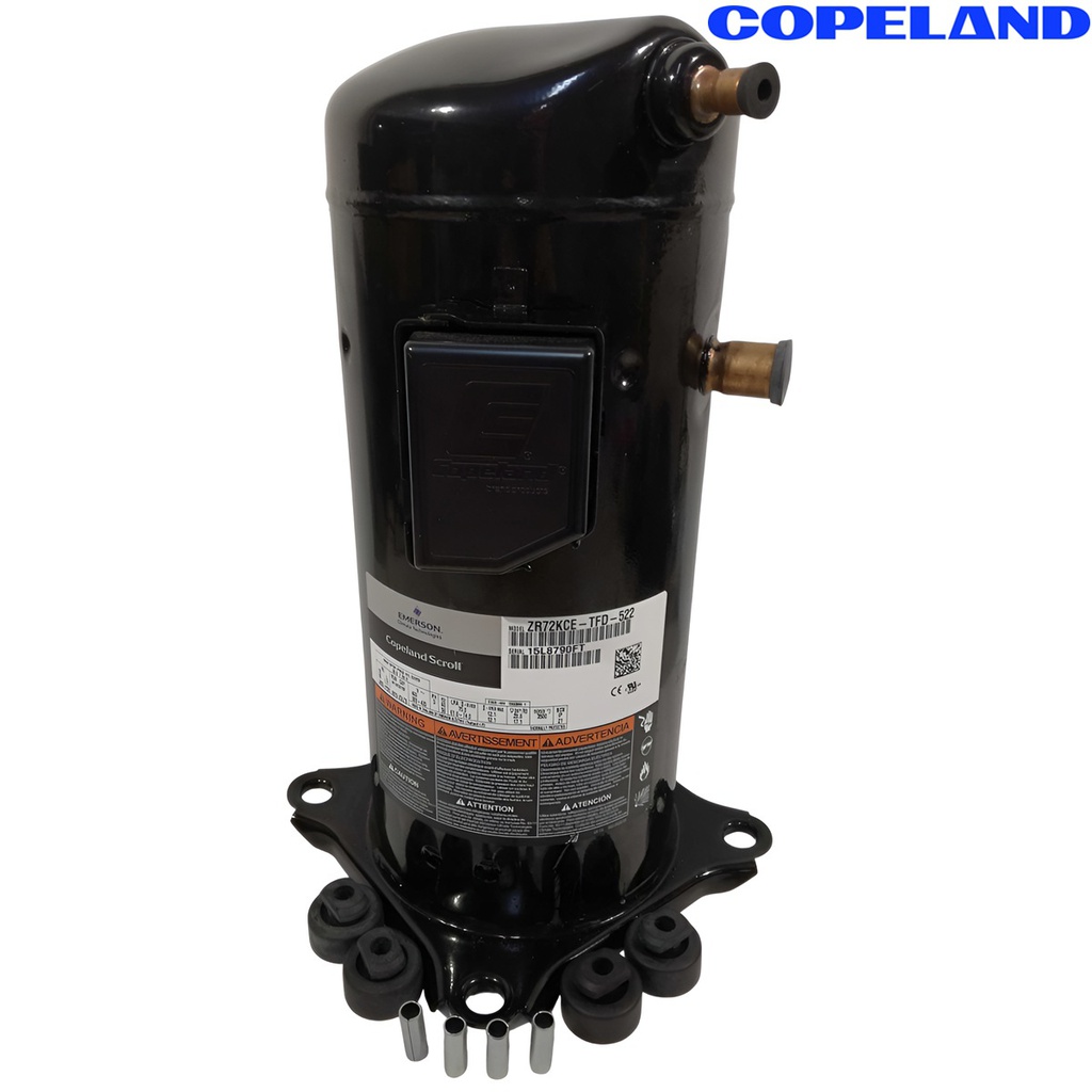 Copeland Scroll Compressor for Air Conditioning | 59200 BTU | R22/R407C | ZR72KCE-TFD-522