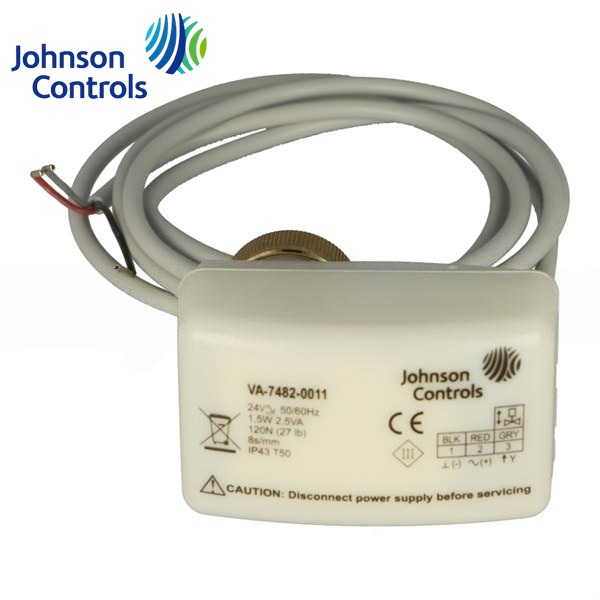 Johnson Controls AC Control Valve Actuator | VA-7482-0011 24V AC/DC | Auto Stroke Detection | Proportional &amp; Floating Control