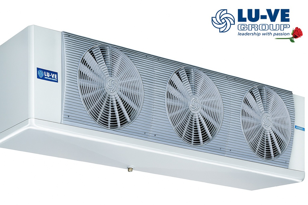 Luve Evaporator Cubic Unit | F35HC 323 E4 | 3-Fan Electric Unit Cooler