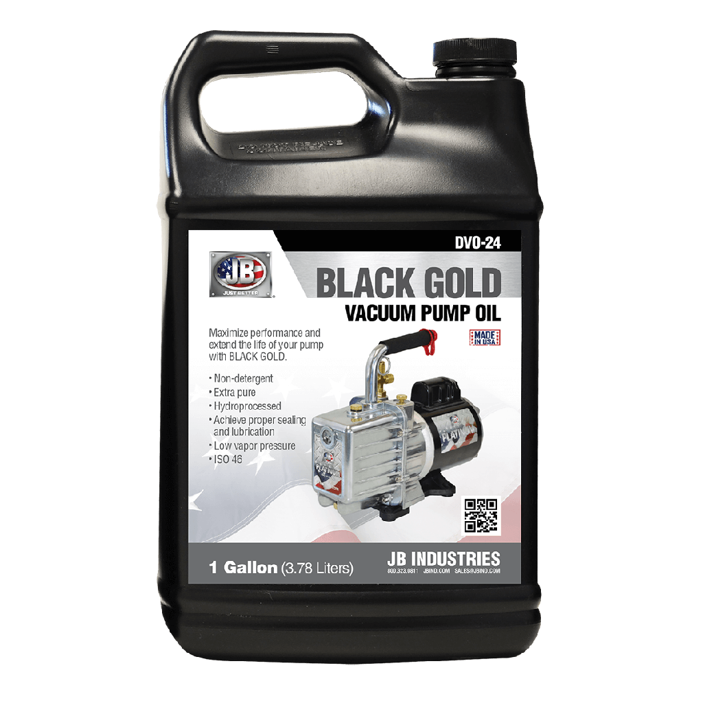 JB DVO-24 BLACK GOLD Vacuum Pump Oil | High-Purity Lubricant – 1 Gallon